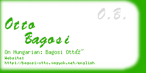 otto bagosi business card